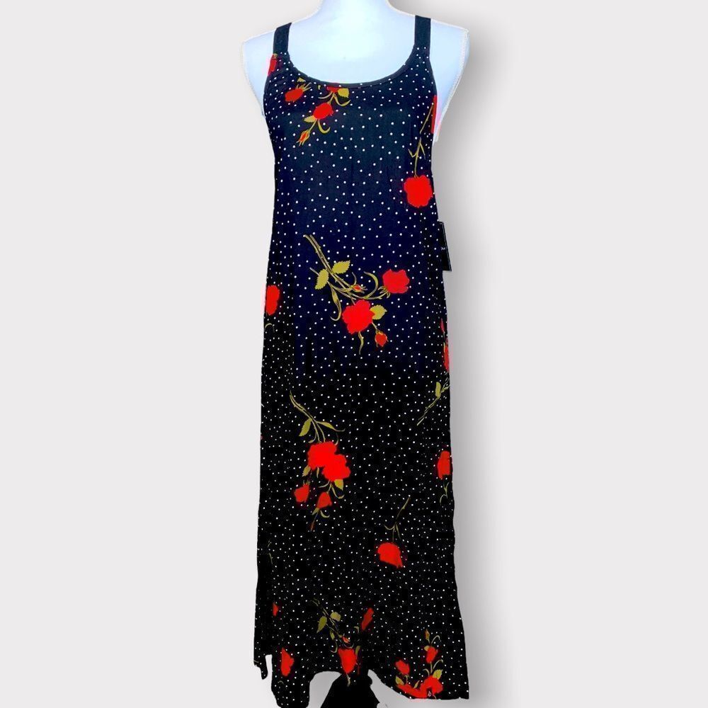 🖤 Volcom | TropiGoth Relaxed Y Back Maxi